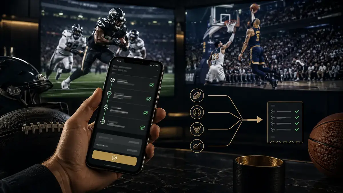 Parlays and same-game parlays visual