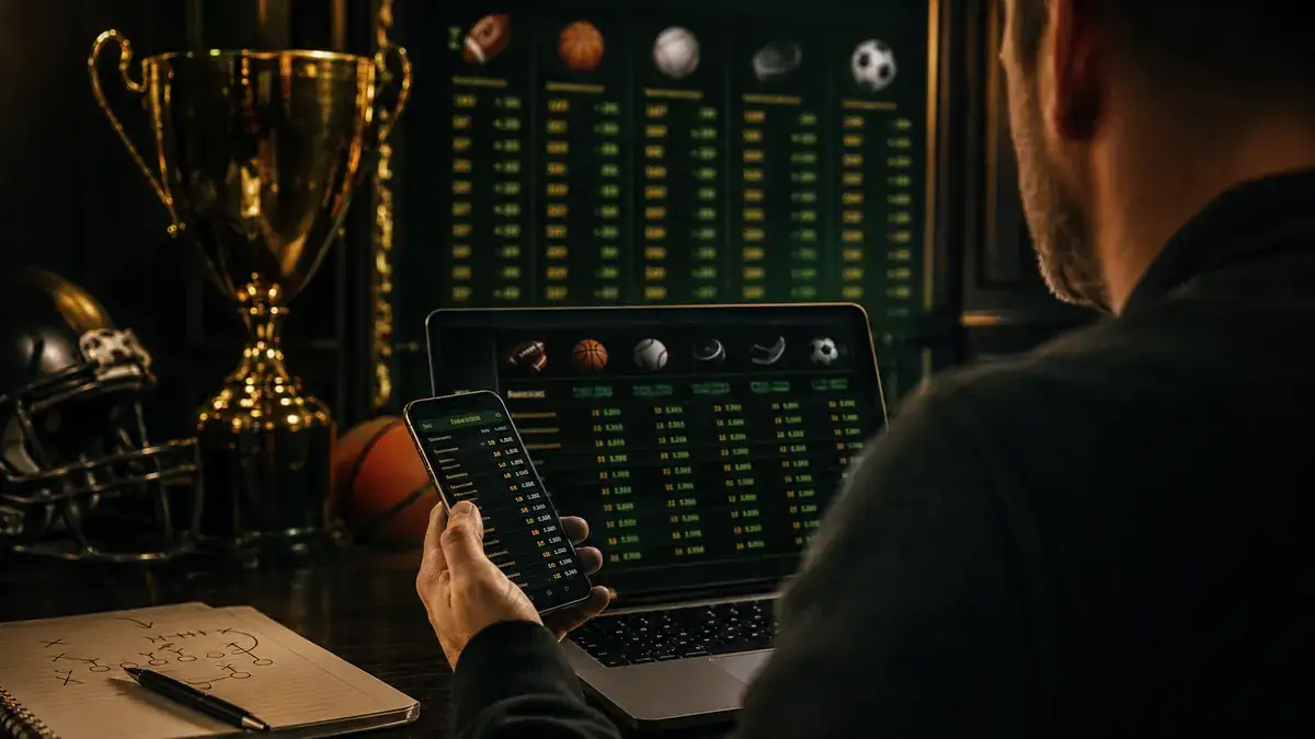 Futures betting: season-long odds visual