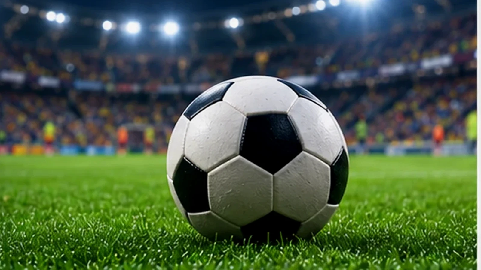 Balón de fútbol en estadio para guía de Copa Libertadores